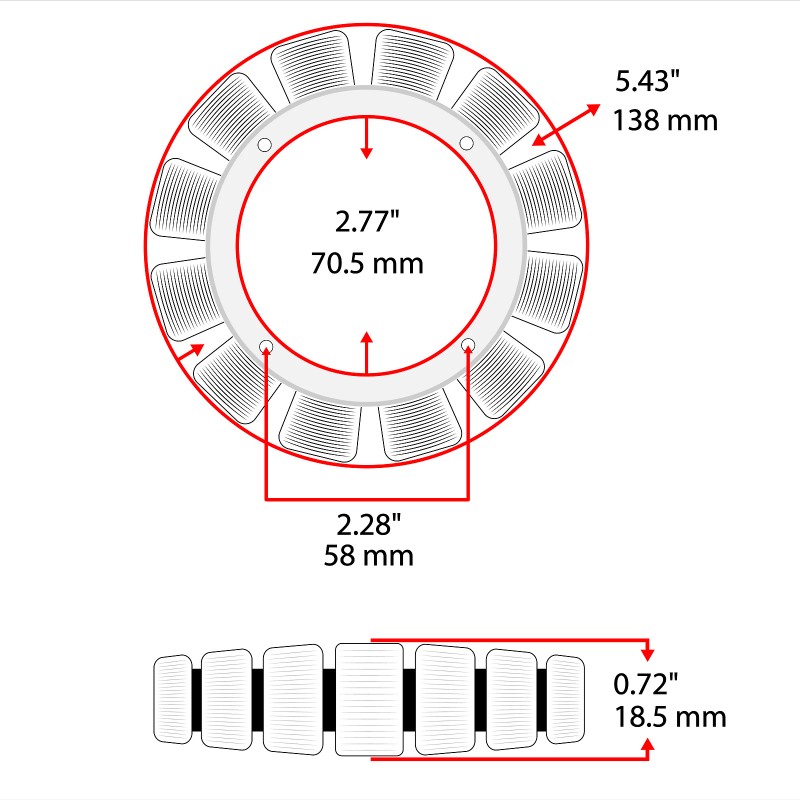 For Kohler Stator fits Kohler Command PRO Twin-CV CV620 CV624