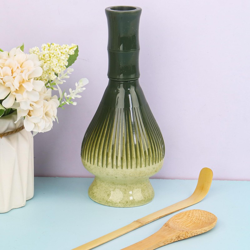 Set of 4 Matcha Tea Set Matcha Whisk and Spoon,