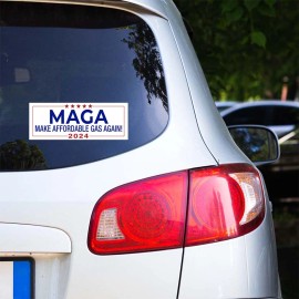 Tampa Printing 100 PACK 3.37"x 9" MAKE GAS AFFORDABLE AGAIN Sticker Decal POLITICAL BS0441