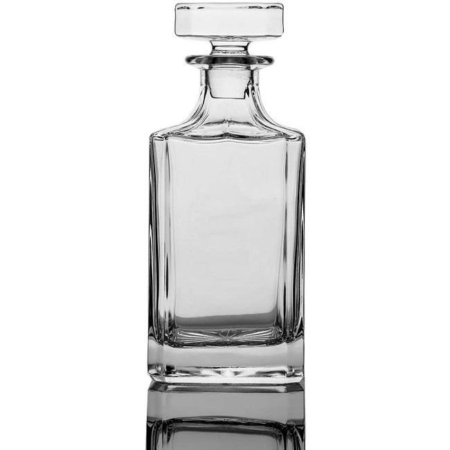 Square 26oz Whiskey Decanter with Glass StopperâLead Free