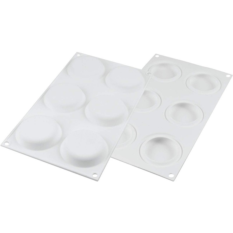 Silikomart Decor Round 50 Silicone Baking and Freezing Mold with