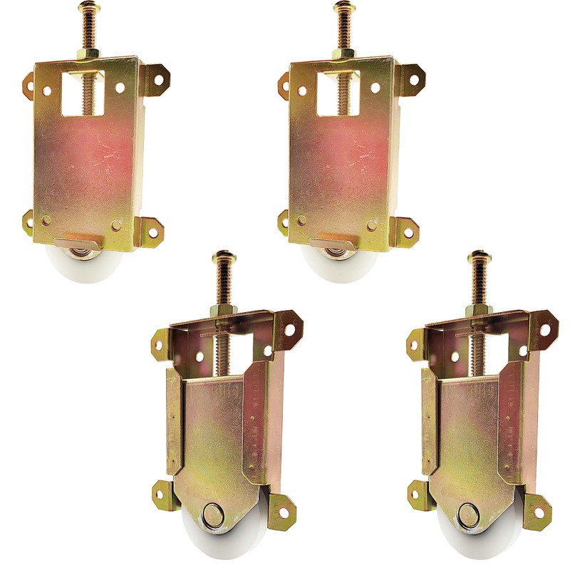 Sliding Mirror Door Rollers Assembly Fit Contractors Part #W8020C, 1-1/2"