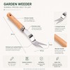 Stainless Steel Hand Weeder for Garden Weed Removal – Y-Shaped