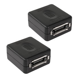 QIANRENON eSATA to eSATA Connecter Adapter, eSATA Female to Female Extender Coupler for HDD/SSD/ODD Converter Extension,2 Pack