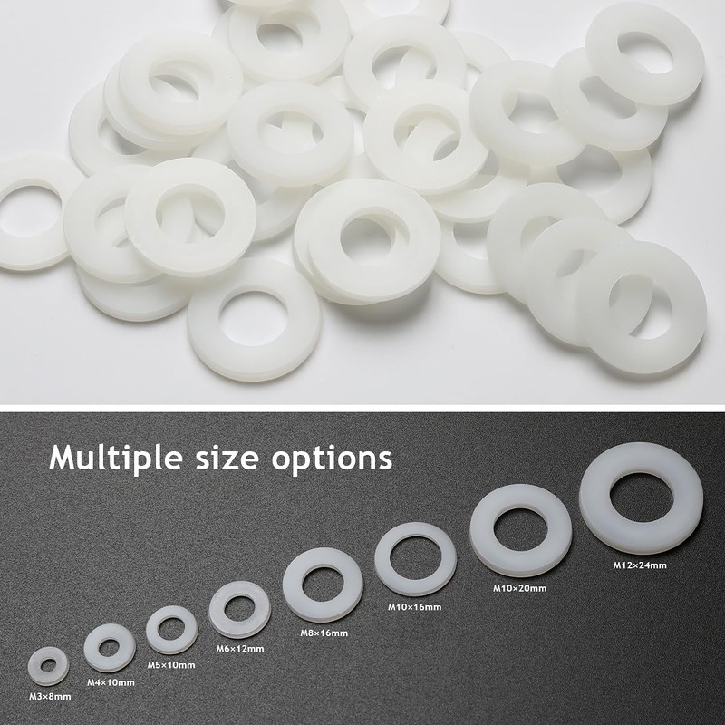 FOMGIIN Plastic Washers M12 x 24 mm, Pack of 30