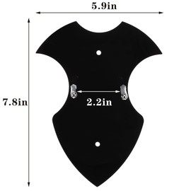 JOUTYFOR 2 Set 5.9*7.8 inch Sword Holder Wall Mounted Sword Rack Axe Holder Sword Hangers for Wall Sword Holder Display Axe Vertical Display and Decoration