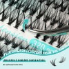 Lash Clusters Kit 320Pcs,30D 40D Eyelash Extension Kit,Lash Bond and