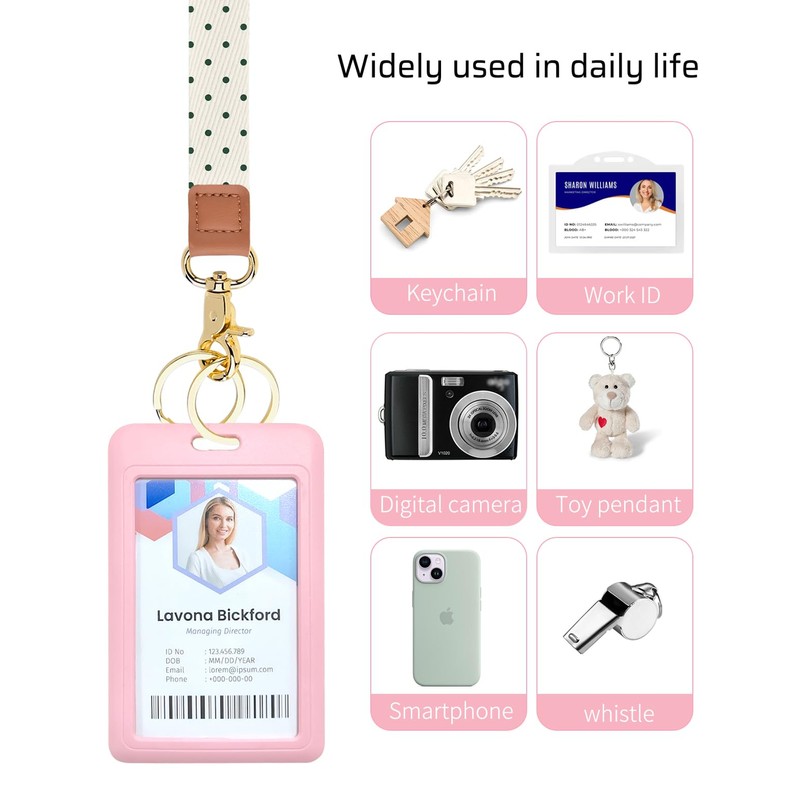 Knagsfa Lanyards for Keys, Neck Lanyards for ID Badges with