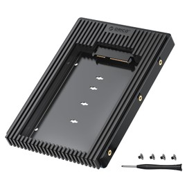 ORICO 2.5 inch to 3.5 inch hard drive adapter, converter mounting frame removable rack for 2.5 inch SATA HDD or SSD from 7/9.5/12.5 mm (D2SS)