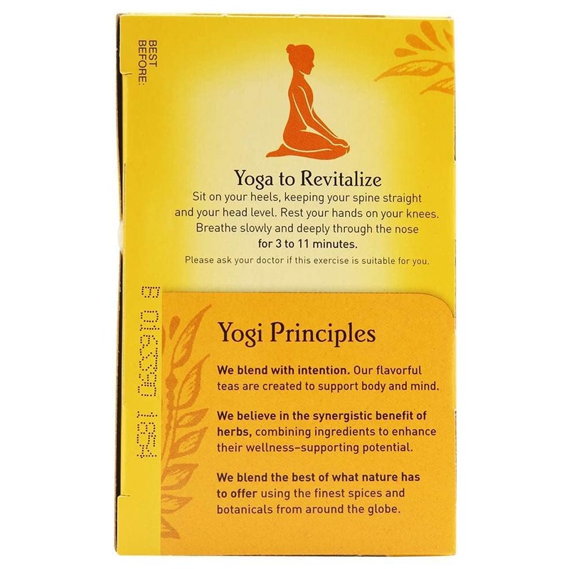 YOGI TEA Ginger, 32 Grams, 16 Tea Bags