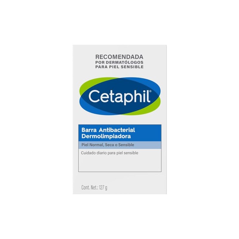 Cetaphil Barra Dermolimpiadora Antibacterial 127g para piel sensible