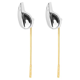 WANGCL 2 Pack Universal Front Mount Toilet Handle Tank Flush Lever Replacement Handle for Most Front Mount Toilets