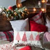 Ogiselestyle Merry Christmas Tree Throw Pillow Cover, 12 x 20