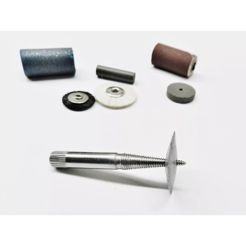JTS Tapered Mandrel Threaded Screw Cone Pointed Mandrel 1/4" Shank