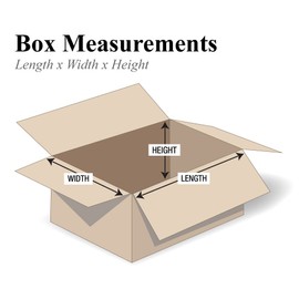 PARTNERS BRAND 16 x 16 x 12 Corrugated Cardboard Boxes, Medium 16"L x 16"W x 12"H, Pack of 25 | Shipping, Packaging, Moving, Storage Box for Home or Business, Strong Wholesale Bulk Boxes