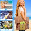 Cinvo Pool Bag Mesh Bag Tote Bag Large Capacity Beach