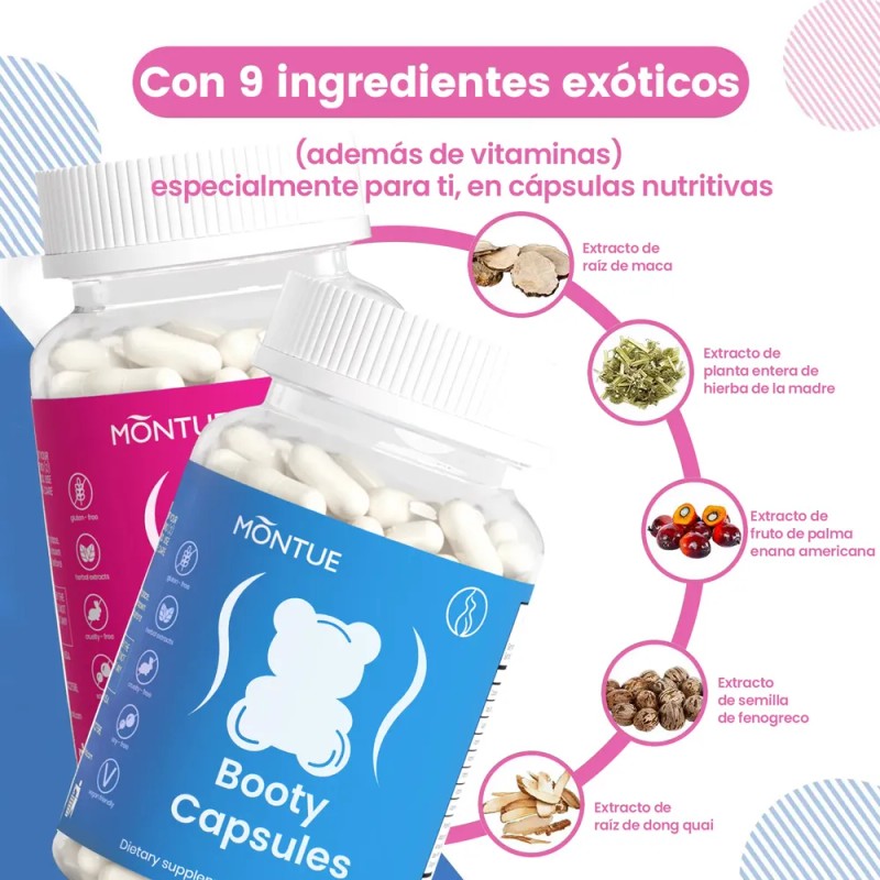 Montue - Multivitamínico Montue Para Mujer En Cápsulas Botella -