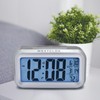 Westclox Alarm Clock with Large Digital Display and Blue Backlight