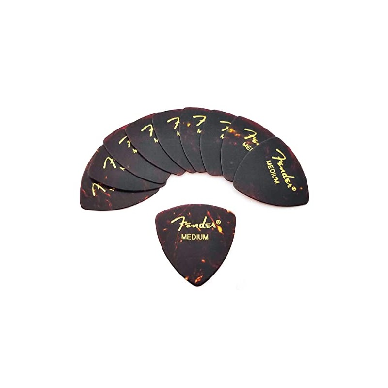 Fender Picks x 10 Triangle MEDIUM-SHELL