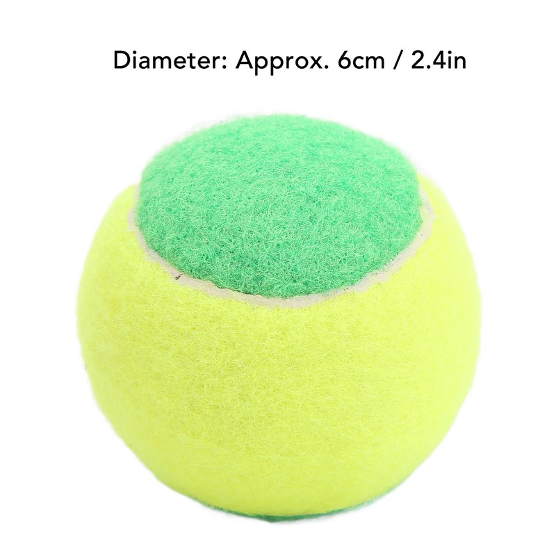 5PCS 6cm Rubber Tennis Balls Elastic Squash Ball Pressure Relief
