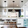 KoKo&Yukina 8 Inch Gold Pendant Light Globe Pendant Lights Kitchen