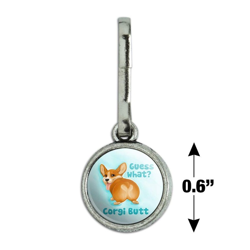 GRAPHICS & MORE Guess What Corgi Butt Funny Joke Antiqued