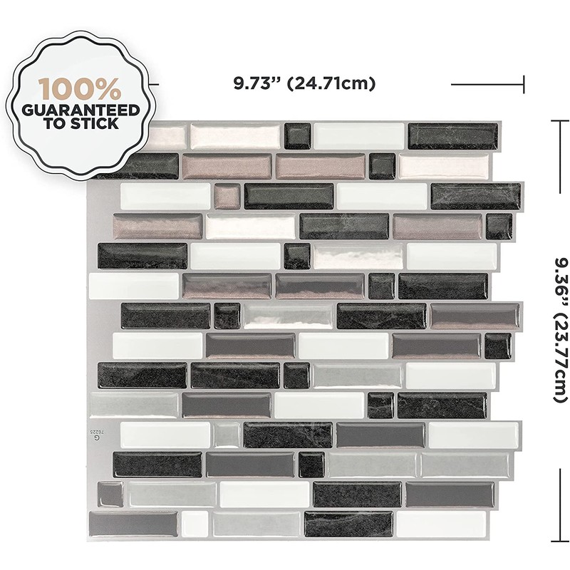 Smart Tiles - Peel and Stick Backsplash - Crescendo Modena