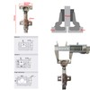 LIKERAINY 95 Degree Half Overlay Hinges 26mm with Damper Soft