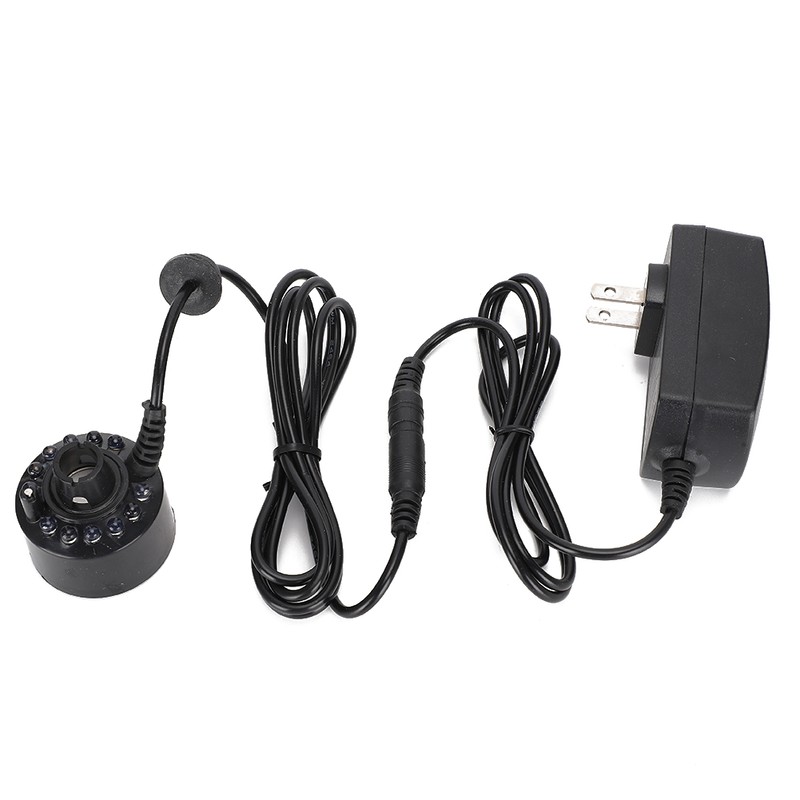 Plastic Aquarium Reptile Pet Mist Maker LED Colorful Lighting Sprayer