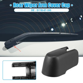 X AUTOHAUX Rear Windshield Wiper Arm Nut Cover Cap for Mazda CX-3-1 Pcs Black