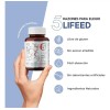 Vitaminas B3 B5 B12 Biotina Acido Fólico Lifeed5 60 Cápsulas