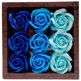 Bath Fragrance Bath Flower Rose Fragrance Blue Color Gift Flower Shape Bath Salts Roses