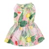 Dog Dress Romantic Classic Leaf Pattern Soft Comfortable Doggie Princess