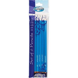 Set of 6 pencils assorted Hardness grades