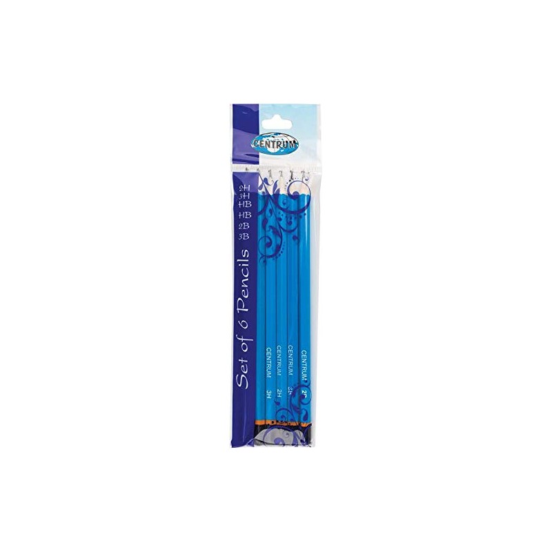 Set of 6 pencils assorted Hardness grades