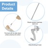15 Pcs Picture Rail Hooks Molding Hooks Picture Rail Hangers,Adjustable
