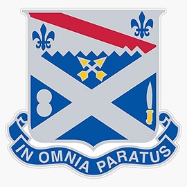 HOF Trading 18Th Infantry Regiment Vinyl Sticker Waterproof Decal Laptop Wall Window Bumper Sticker 5"