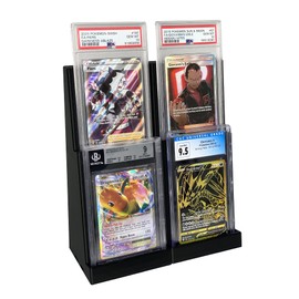 Graded Card Display Slab Stadium (2 Pack), Compatible with PSA, Beckett, and CGC - Trading Card Holder - Card Stand - Sports Card Display