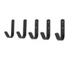 Stubbs General Purpose Hook Set Of 5 Black - Black,