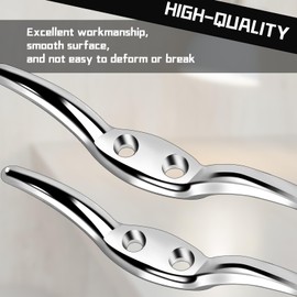 4 Pcs Zinc Alloy Blind Cord Holder with Screws - Safety Rope Cleat for Home Office Window Blinds, Curtains & Sun Shades