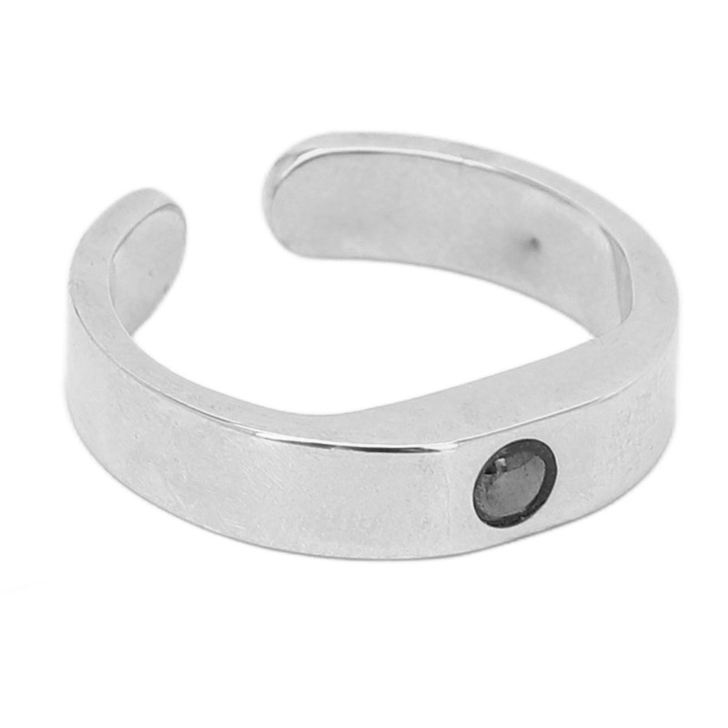 Prevent Snoring Ring Breath Aid Reusable Titanium Steel Adjustable Acupressure