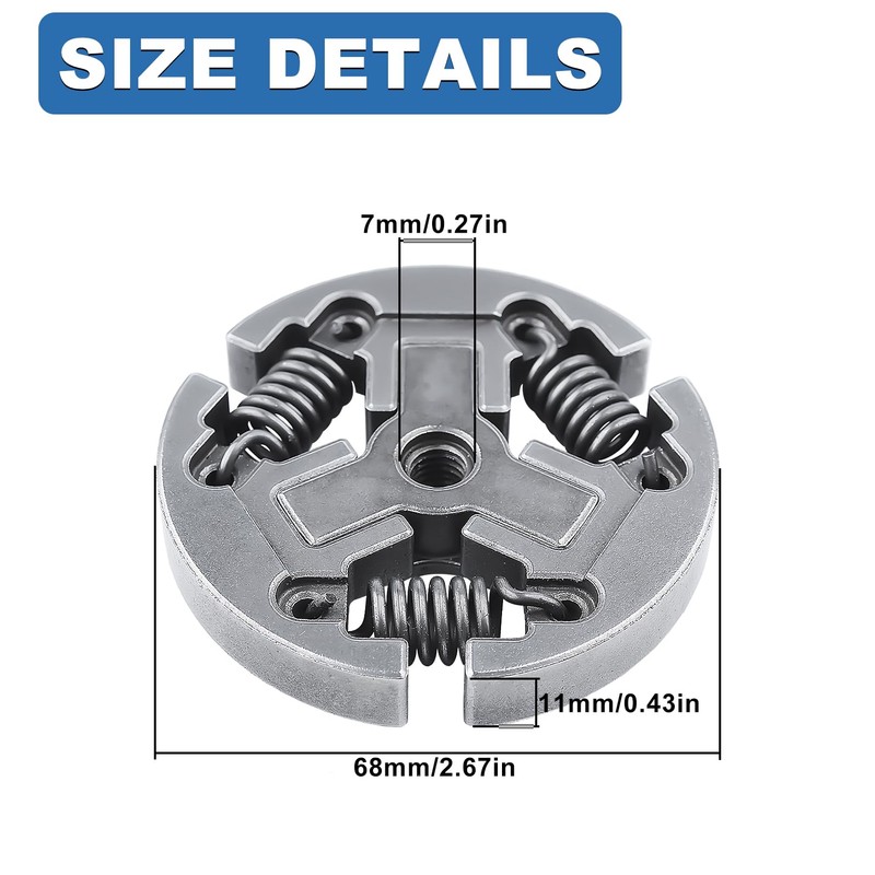 AUMEL Clutch Assembly for Echo CS-370 CS-400 CS-440 CS-450 CS-400F