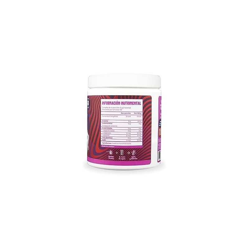 MUNCHIES LAB CREATINA 300G 60 SERVICIOS SABOR NATURAL