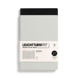LEUCHTTURM1917 368188 Jottbook (A5) 59 Numbered Pages Ruled Light Grey and Black Twin Pack