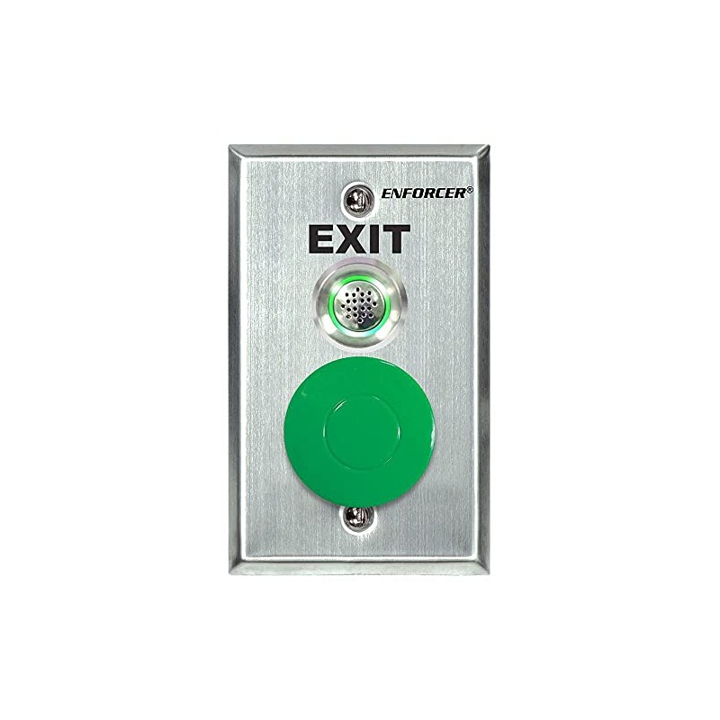 Seco-Larm Enforcer Request-to-Exit Plate with Status LED & Adjustable Buzzer