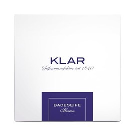 Klar Seifen Men's Bath Soap 150 g, Palm Oil Free, with Citrus Leather Note, Suitable for Normal Skin, Soap 11008