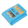 Solar Charge Controller 12V 24V Auto Identification 2 USB Port