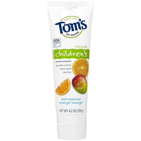 Tom's of Maine Toothpaste, Fluoride-Orange/Mango