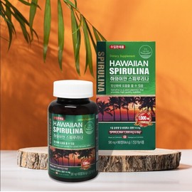 Hawaiian Spirulina [1+1]Hawaiian Spirulina 580mg x 180 tablets x 2 bottles, 6 month supply, antioxidant health functional food / [1+1]하와이안 스피루리나 580mg x 180정 x 2병 6개월분 항산화 건강기능식품