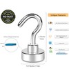 Neosmuk Magnetic Hooks, 25 lb Heavy Duty Hooks for Cruise